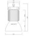 45mil COB chip 150w Led High Bay Lighting E40